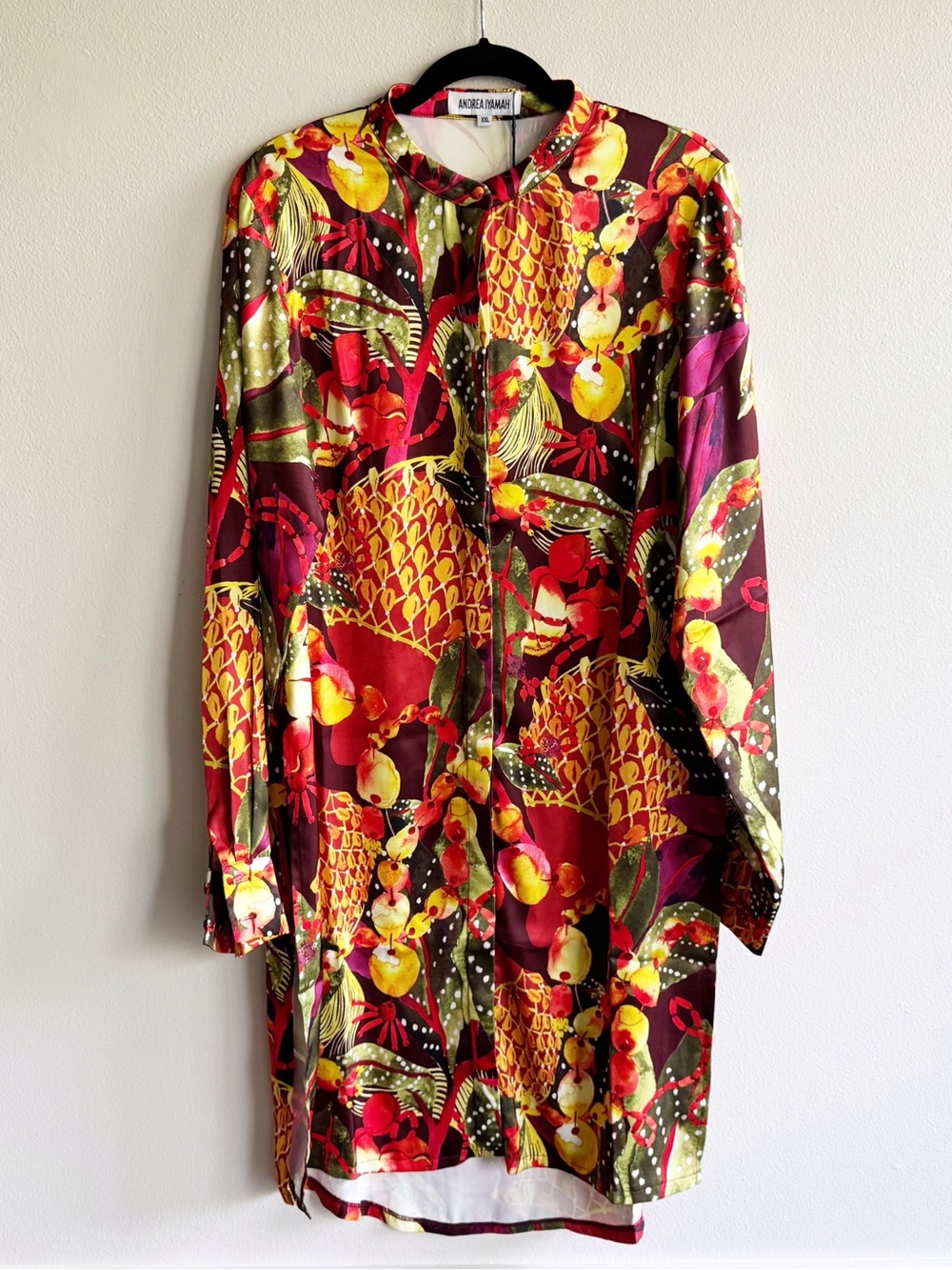 Andrea Iyamah Uchi Tunic in Kola Print, size XXL